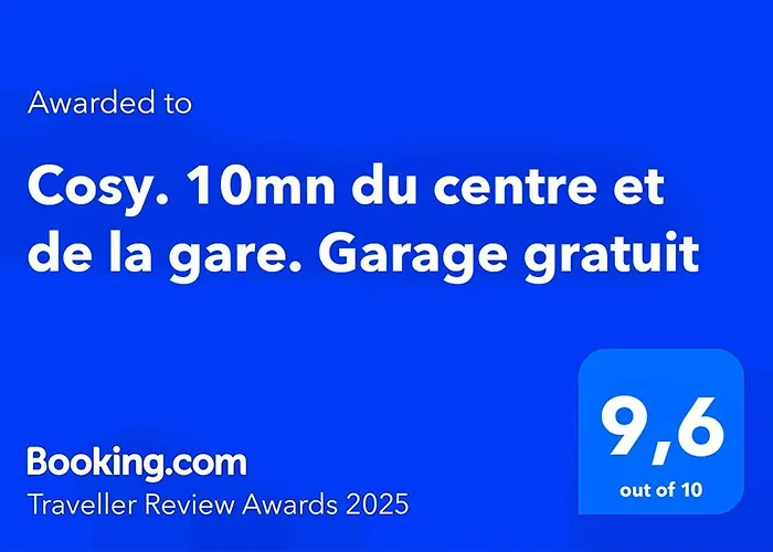 Cosy. 10mn Du Centre Et De La Gare. Garage Gratuit Ubytování v soukromí *